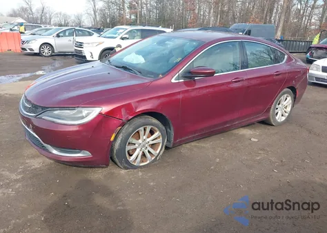 2015 Chrysler 200 Limited z USA, uszkodzony, nr VIN 1C3CCCAB0FN723627